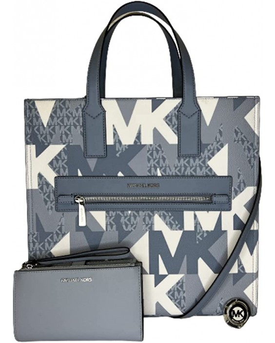 Kabelka Michael Kors Kenly Large NS Tote bundled with LG Double Wristlet and Michael Kors Purse Hook