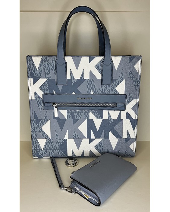 Kabelka Michael Kors Kenly Large NS Tote bundled with LG Double Wristlet and Michael Kors Purse Hook