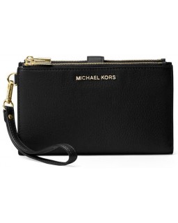 Kabelka Michael Kors Adele Double-Zip Wristlet 7+ Black One Size