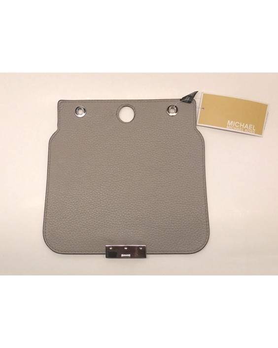 Kabelka Michael Kors Studded Interchangeable Kožená Flap Set Gray Small