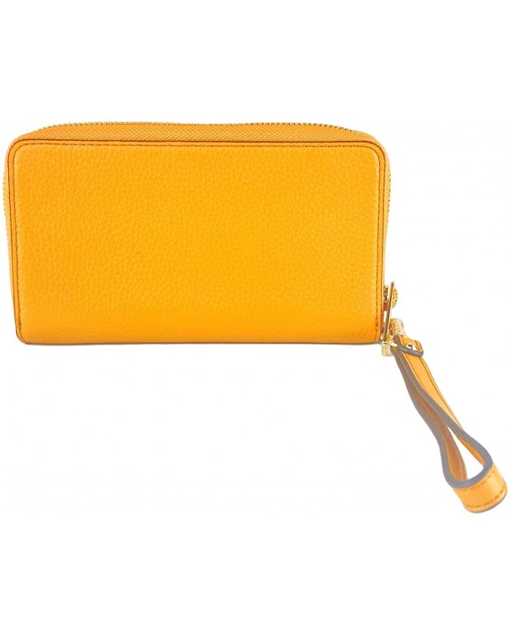 Kabelka Michael Kors Jet Set Travel Large Flat Multifunction Phone Case Kožená Wristlet - Marigold