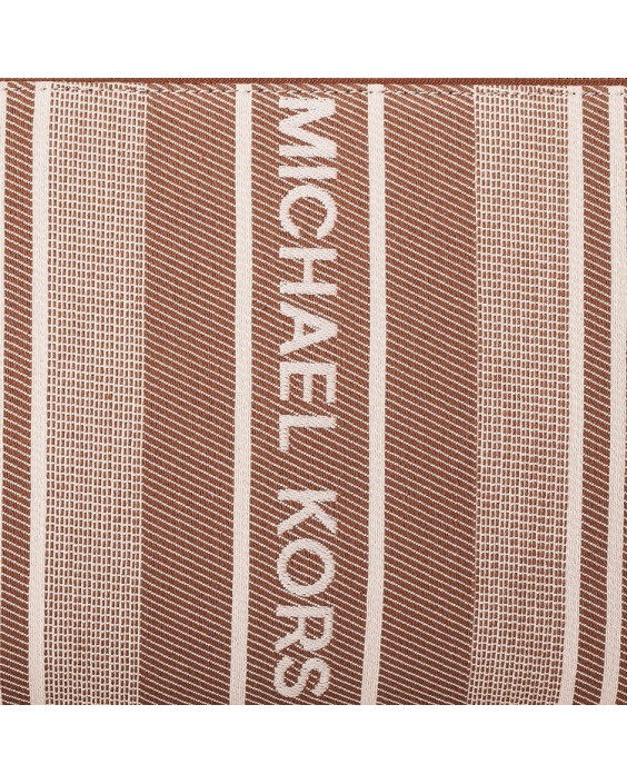 Kabelka Michael Kors Jet Set Woven Faux Kožená Trim Clutch