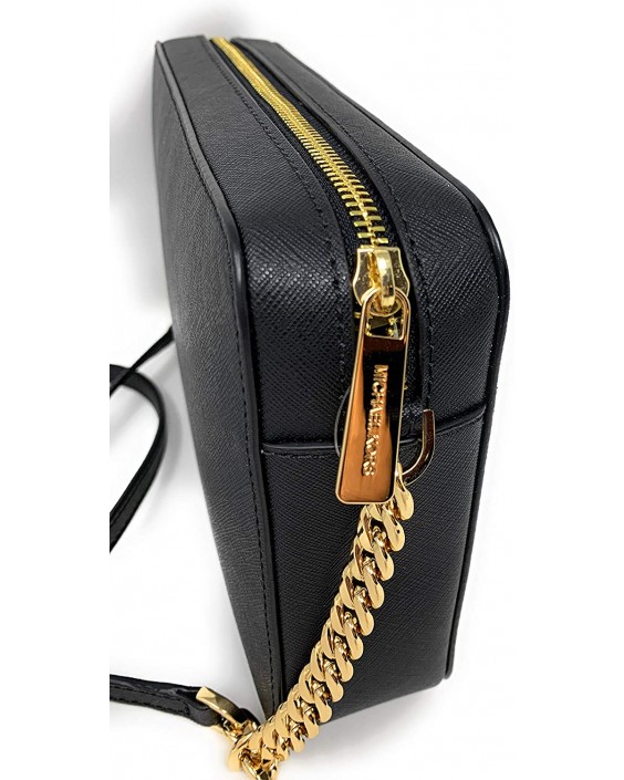 Kabelka Michael Kors Jet Set Large Crossbody Black Saffiano