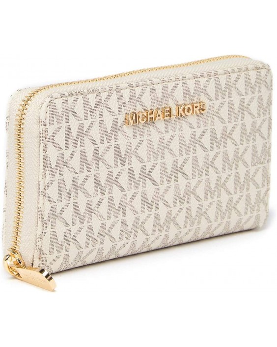 Michael Kors Large Jet Set Multifunction Monogram Kožená Phone