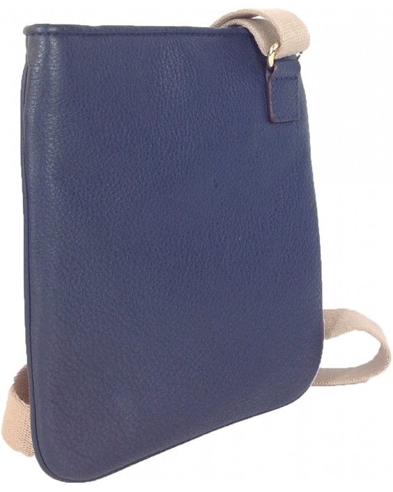 Kabelka Michael Kors Fulton Kožená Crossbody Navy