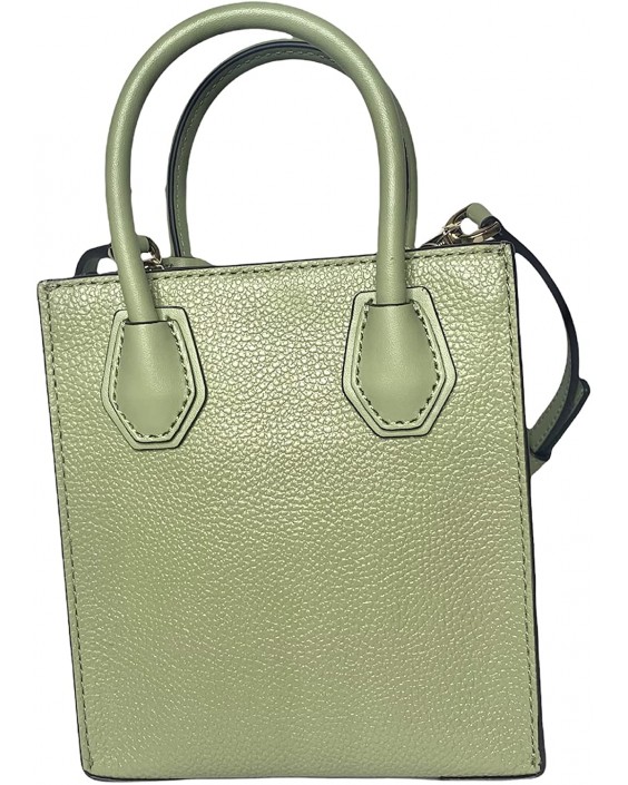 Kabelka Michael Kors Mercer Extra-Small Pebbled Kožená Crossbody (light Sage)