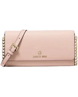 Kabelka MICHAEL KORS Small Saffiano Kožená Convertible Crossbody soft pink