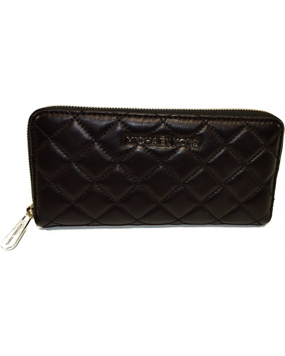 Kabelka Michael Kors Susannah Quilted Kožená ZA Clutch Black