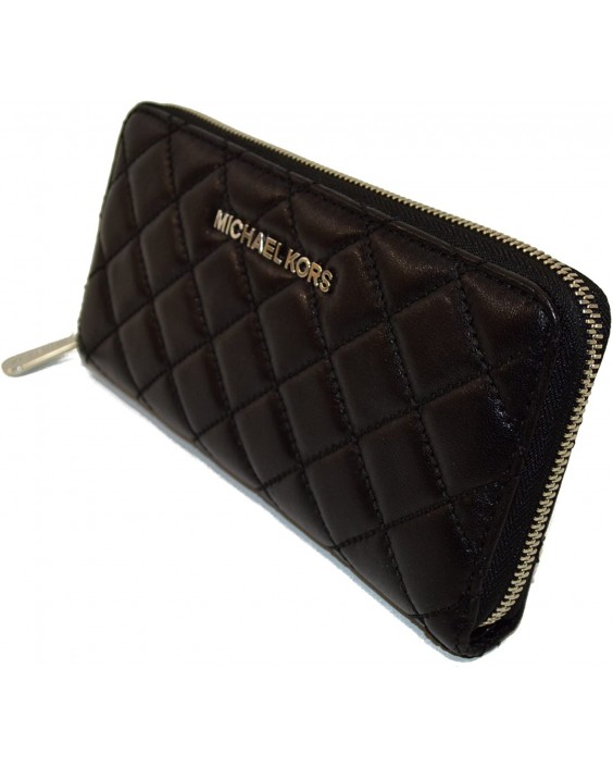 Kabelka Michael Kors Susannah Quilted Kožená ZA Clutch Black