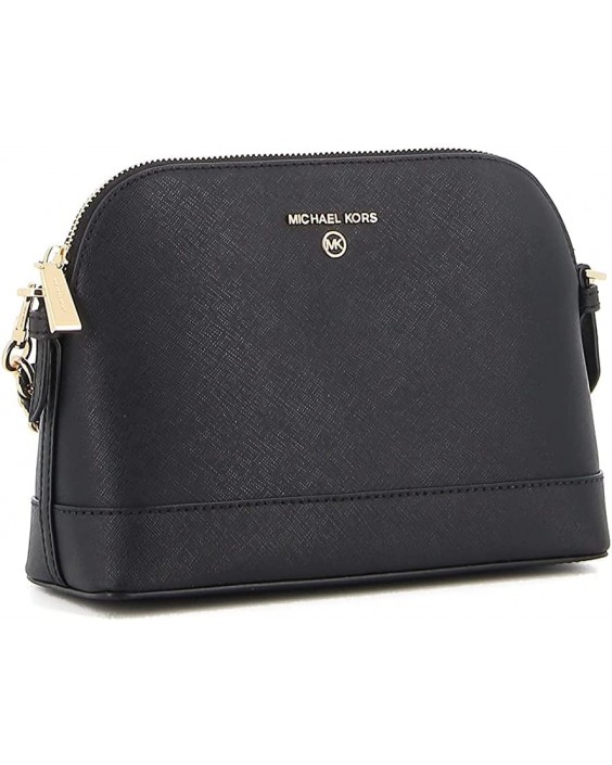 Kabelka Michael Kors Dome Ladies Large Black Kožená Crossbody 32S9SF5C3L-001