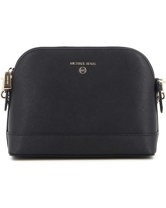 Kabelka Michael Kors Dome Ladies Large Black Kožená Crossbody 32S9SF5C3L-001