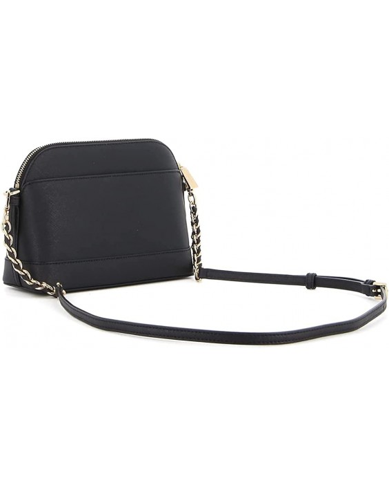 Kabelka Michael Kors Dome Ladies Large Black Kožená Crossbody 32S9SF5C3L-001