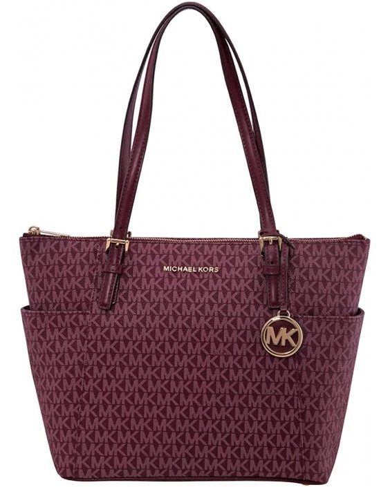 Kabelka Michael Kors Jet Set Large Top-zip Saffiano Kožená Tote