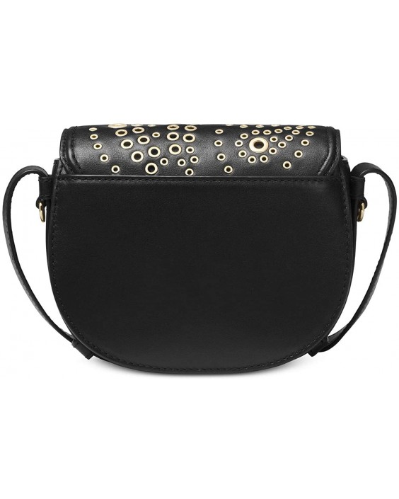 Kabelka Michael Kors Cary Kožená Crossbody Saddle Black Small