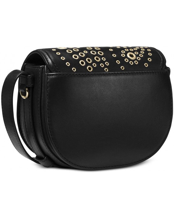 Kabelka Michael Kors Cary Kožená Crossbody Saddle Black Small