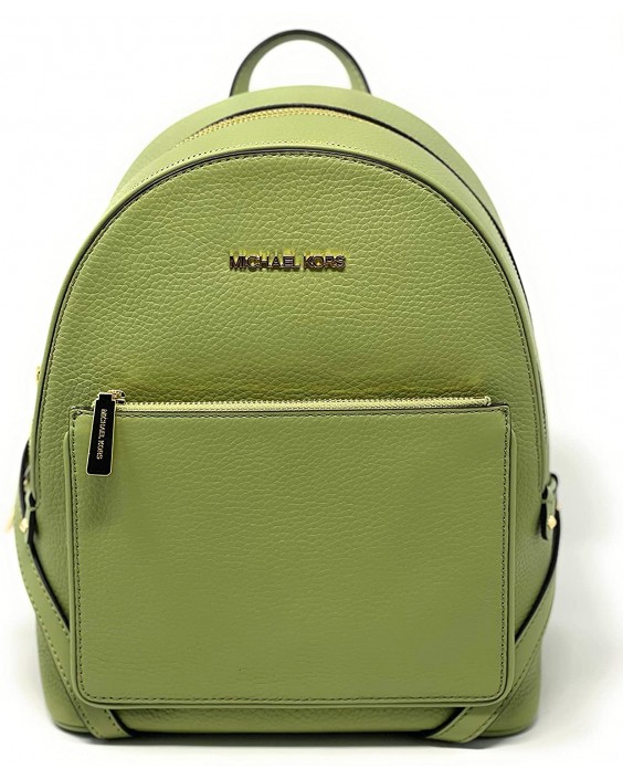 Kabelka MICHAEL KORS ADINA MEDIUM BACKPACK TOTE LADIES MK GREEN LIGHT SAGE Kožená