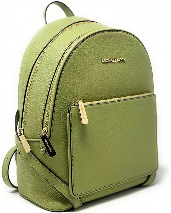 Kabelka MICHAEL KORS ADINA MEDIUM BACKPACK TOTE LADIES MK GREEN LIGHT SAGE Kožená