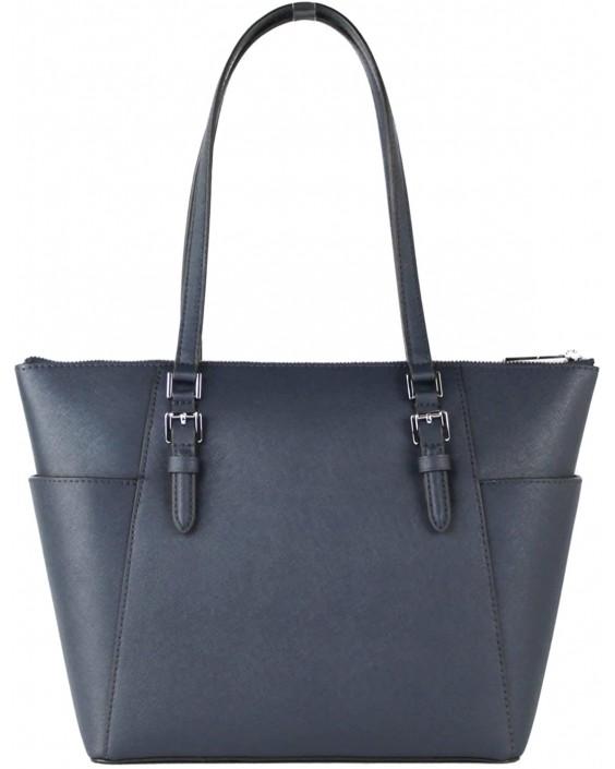 Kabelka Michael Kors Charlotte Large Top Zip Tote (Navy/Silver Hardware)