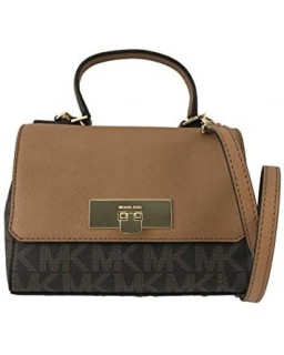 Kabelka Michael Kors Signature Callie X-Small Crossbody, Brown, Acorn