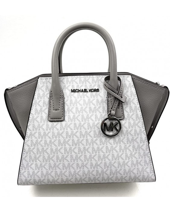 Kabelka Michael Kors Avril Small Top Zip Satchel (Bright White)