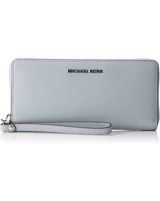 Michael Kors Jet Set Travel Saffiano Kožená Continental (Dusty Blue)