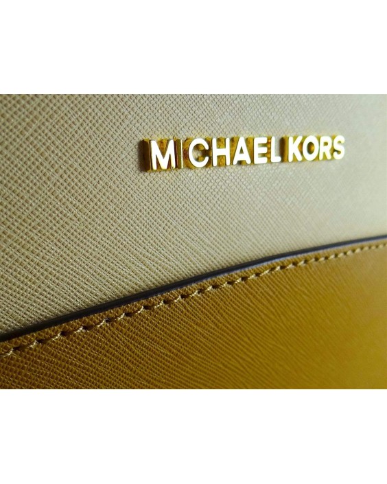 Kabelka Michael Kors Cindy Colorblock Crossbody - Nude/Peanut