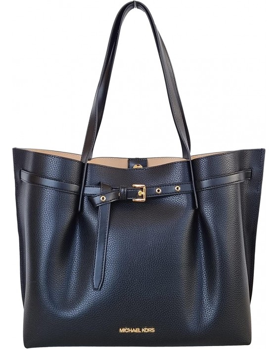 Kabelka Michael Kors Emilia Large Tote Kožená Purse in Black