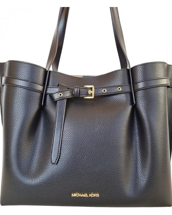 Kabelka Michael Kors Emilia Large Tote Kožená Purse in Black