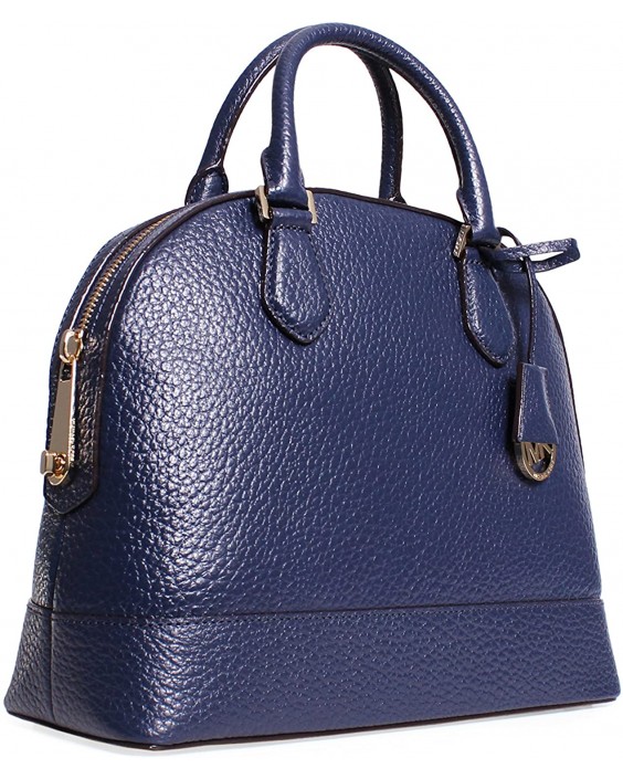 Kabelka Michael Kors Smythe Large Dome Satchel NAVY/GOLD