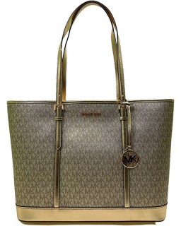 Kabelka Michael Kors Jet Set Travel Large Top Zip Tote (Pale Gold)