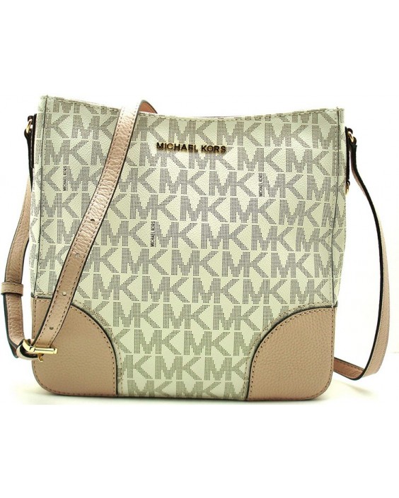 Kabelka Michael Kors HATTIE Large Messenger (Vanilla/Ballet)