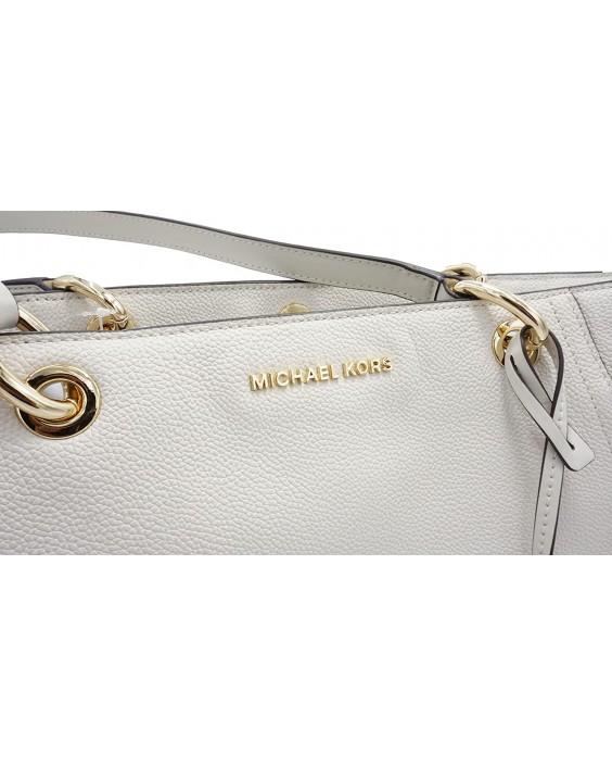 Kabelka Michael Kors 35T9GNIT3L Vanilla Nicole Gold Hardware Kožená Top Handle Grab