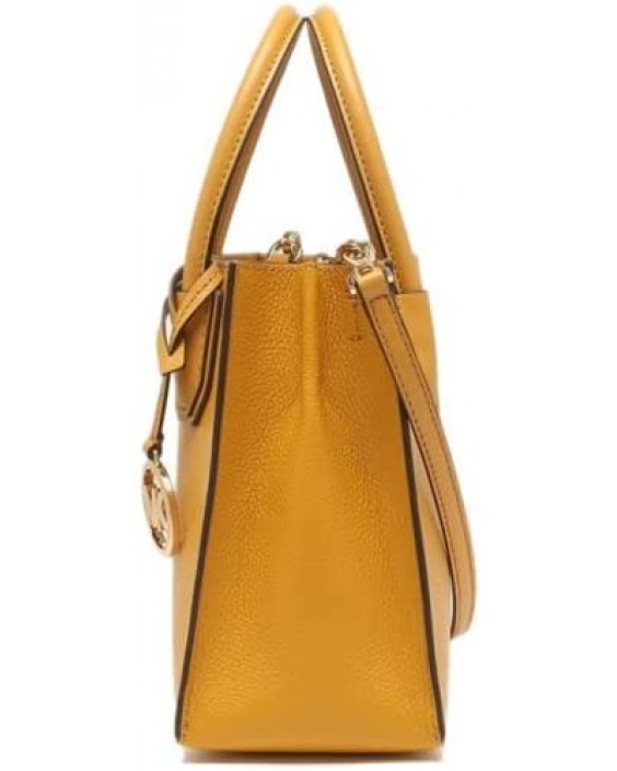 Kabelka Michael Kors Mercer Medium Gold MK Kožená Satchel Crossbody