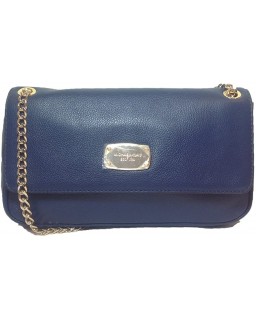 Kabelka Michael Kors Jet Set Chain Kožená Small Flap, Navy