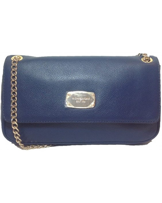 Kabelka Michael Kors Jet Set Chain Kožená Small Flap, Navy