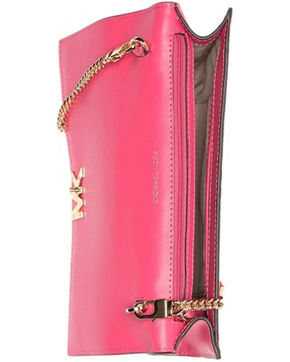 Kabelka Michael Kors Mott Large Kožená Clutch Crossbody - Rose Pink