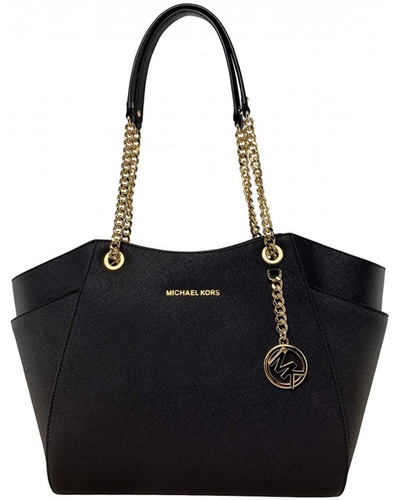 Kabelka Michael Kors Jet Set Travel Large Chain bundled with Michael Kors Purse Hook and Skinny Scarf