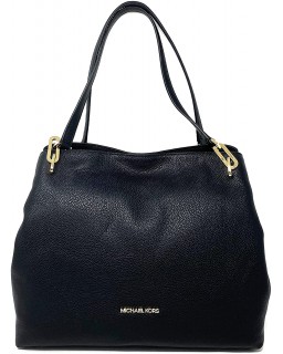 Kabelka Michael Kors Leighton Large Pebbled Kožená, Black