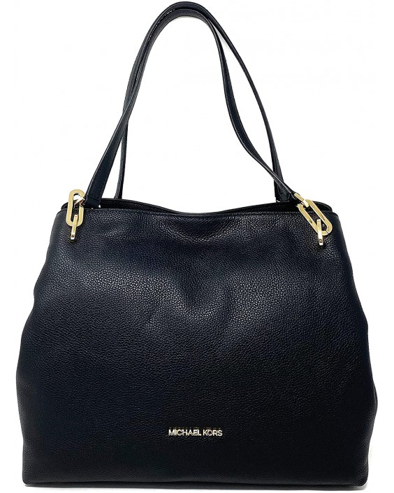 Kabelka Michael Kors Leighton Large Pebbled Kožená, Black