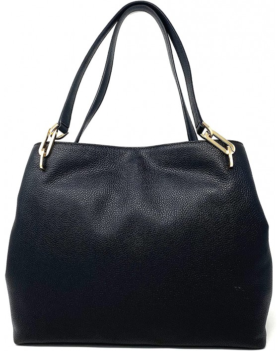 Kabelka Michael Kors Leighton Large Pebbled Kožená, Black