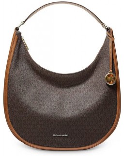 Kabelka Michael Kors Lydia Large Brown MK Signature Hobo