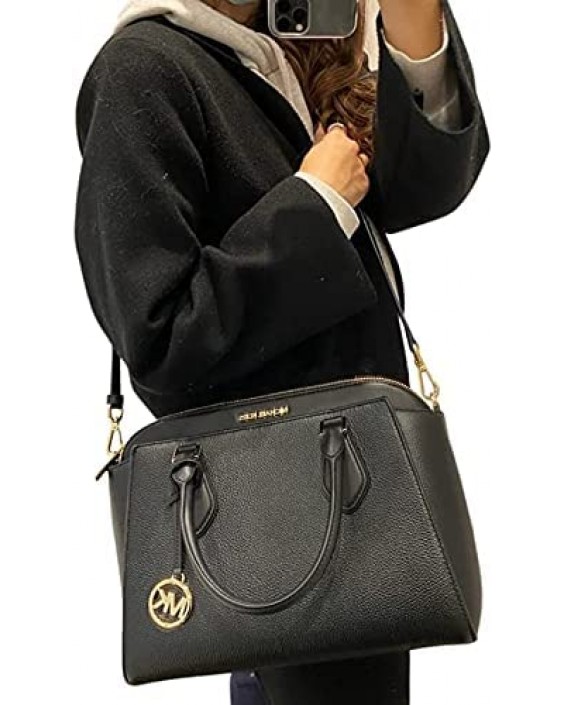 Kabelka Michael Kors Daria Large Satchel Crossbody (Black)