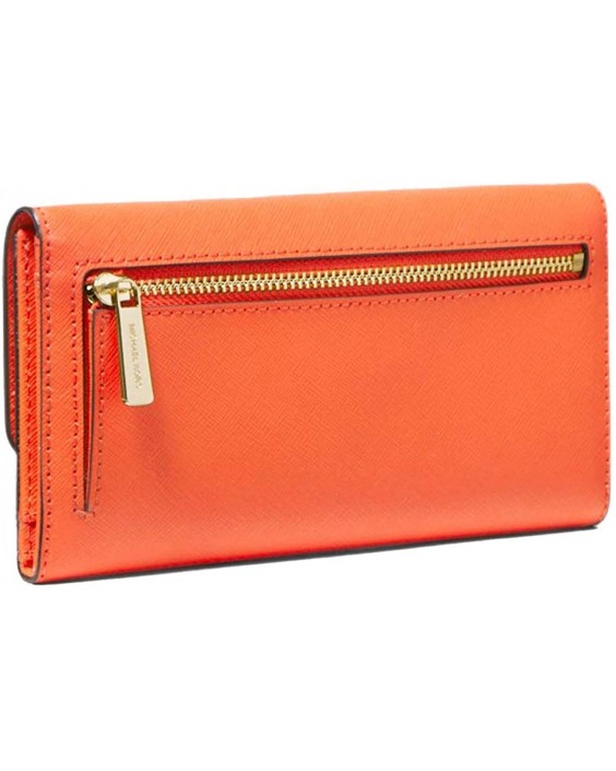 Michael Kors dámské`s Jet Set Travel Crossgrain Kožená Tri-Fold