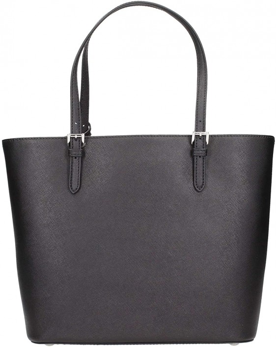 Kabelka Michael Kors Jet Set Multi Function Black Kožená Tote 35S6STTT3L001