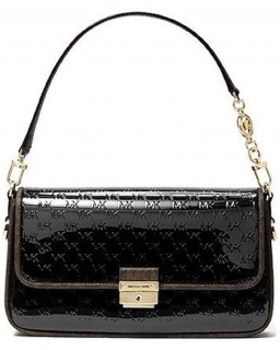 Kabelka MICHAEL KORS Bradshaw Small Logo Embossed Patent Kožená Convertible