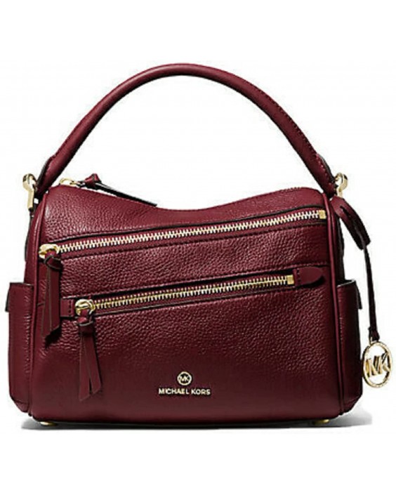 Kabelka MICHAEL KORS Lorimer Small Pebbled Kožená Satchel