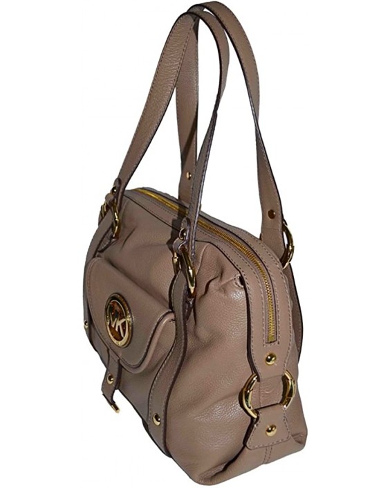 Kabelka Michael Kors Fulton Kožená Large Satchel, Dark Dune