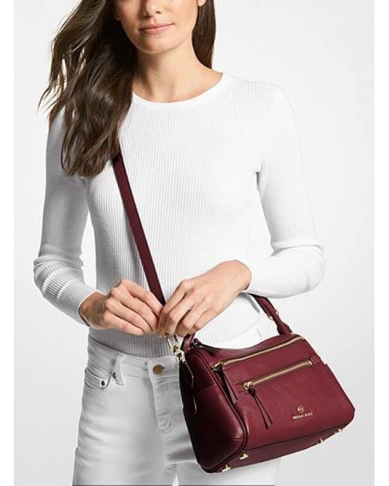 Kabelka MICHAEL KORS Lorimer Medium Pebbled Kožená Satchel