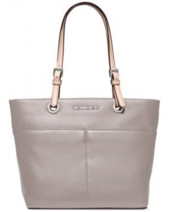 Kabelka Michael Kors Jet Set Item Top Zip Tote Kožená Ash Grey/silver New