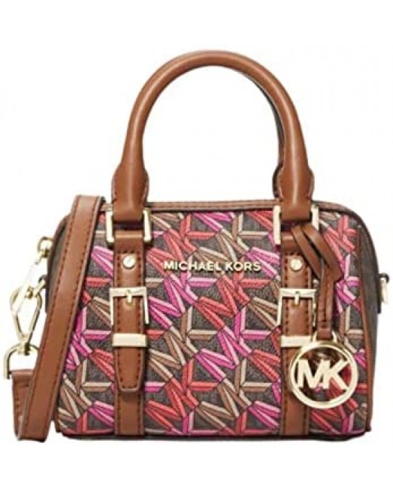 Kabelka Michael Kors Bedford Legacy Extra Small Duffle Crossbody Brown Multi